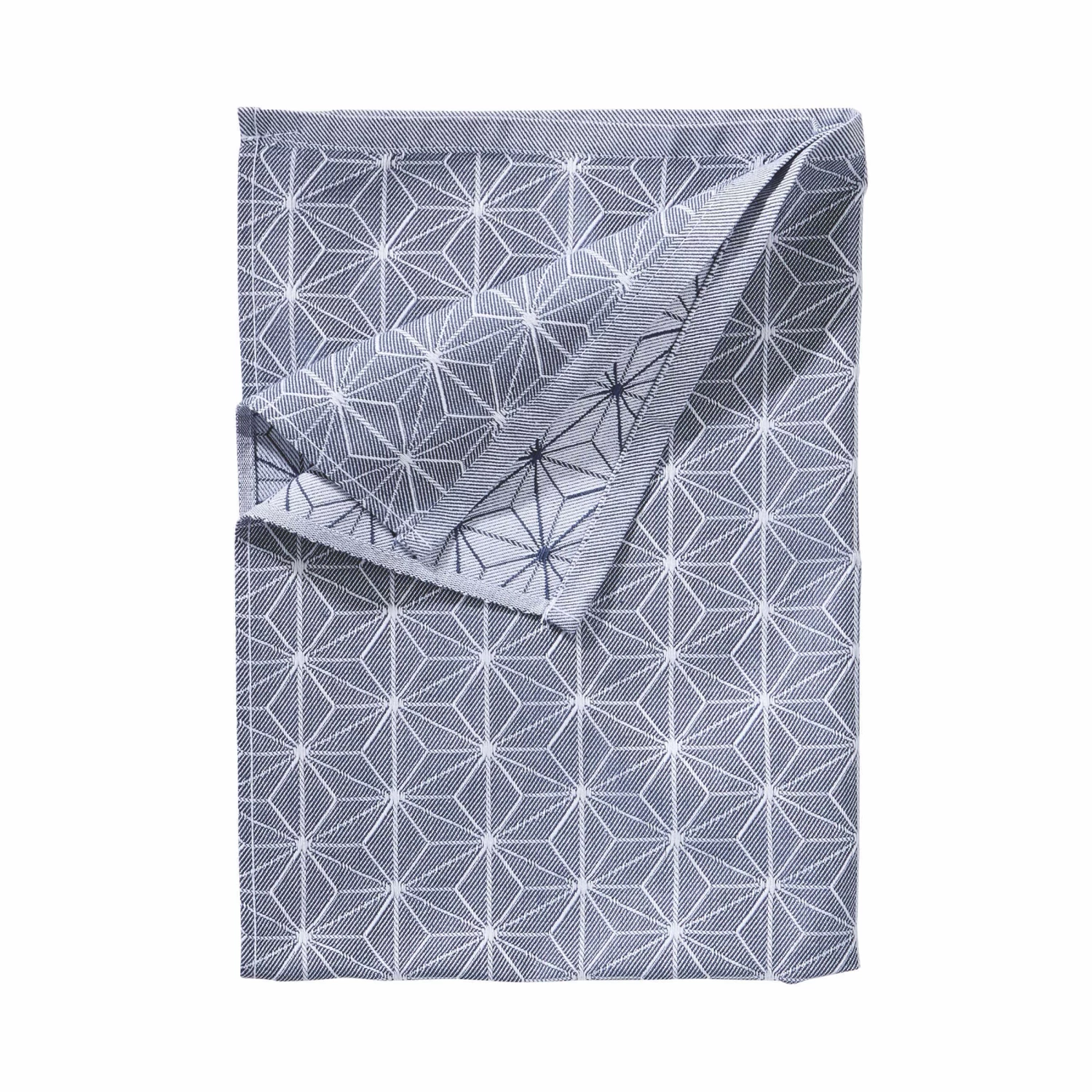 3x Küchentuch L 67 X B 50cm FJORD In Dunkelblau