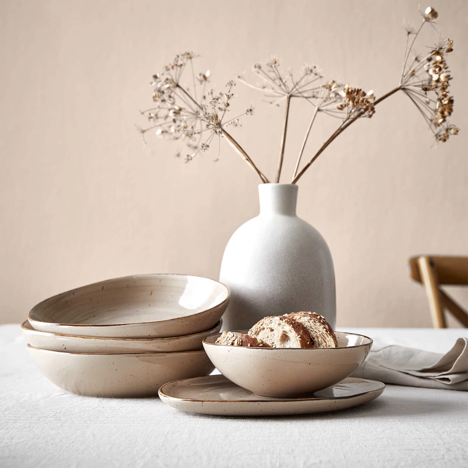 4x Schale 390ml FINCA In Beige – Bild 6