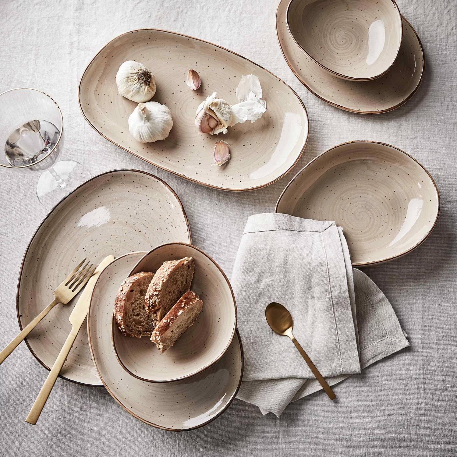 4x Schale 390ml FINCA In Beige – Bild 8