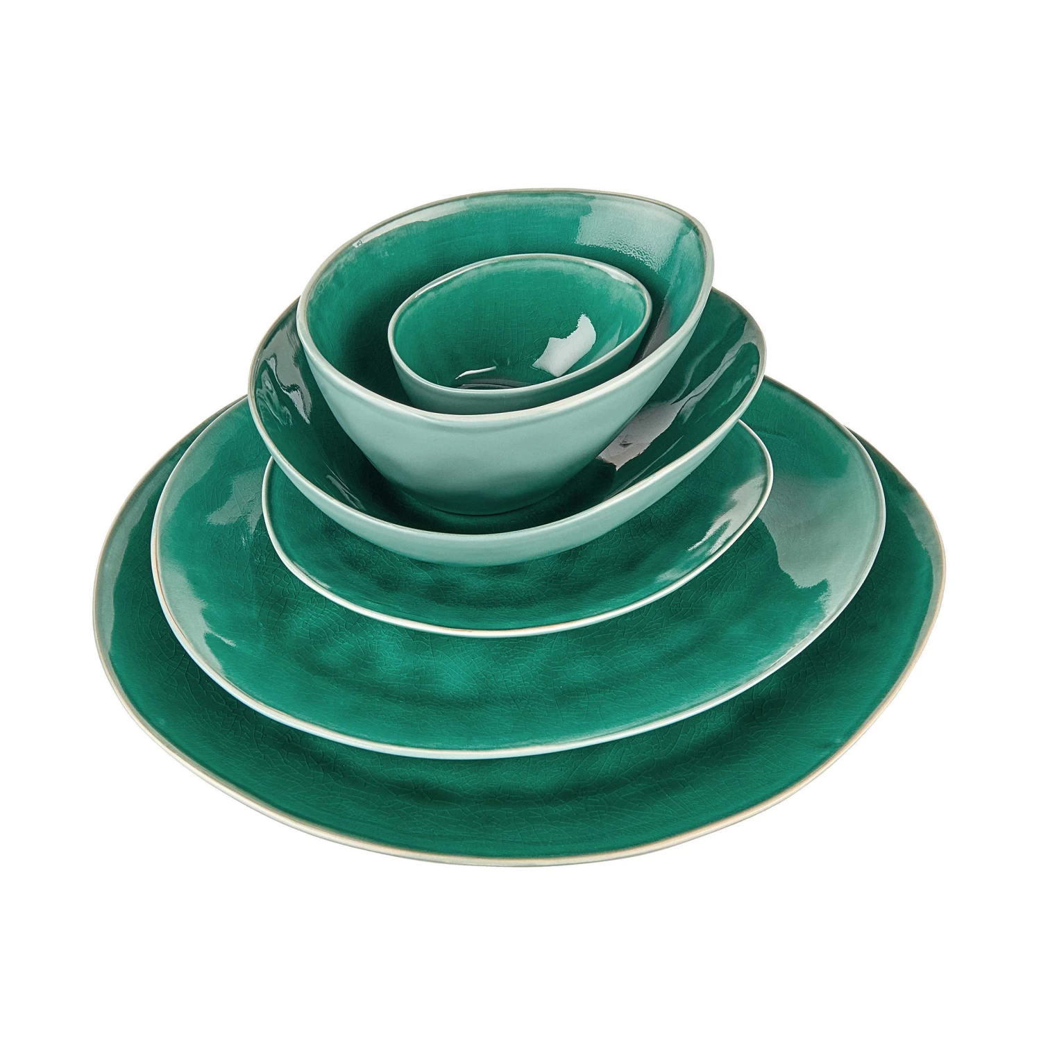 4x Schale 600ml DE LA ROYA In Dunkelgrün – Bild 5