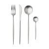 Besteck-Set 4-tlg. Matt STILETTO In Silber