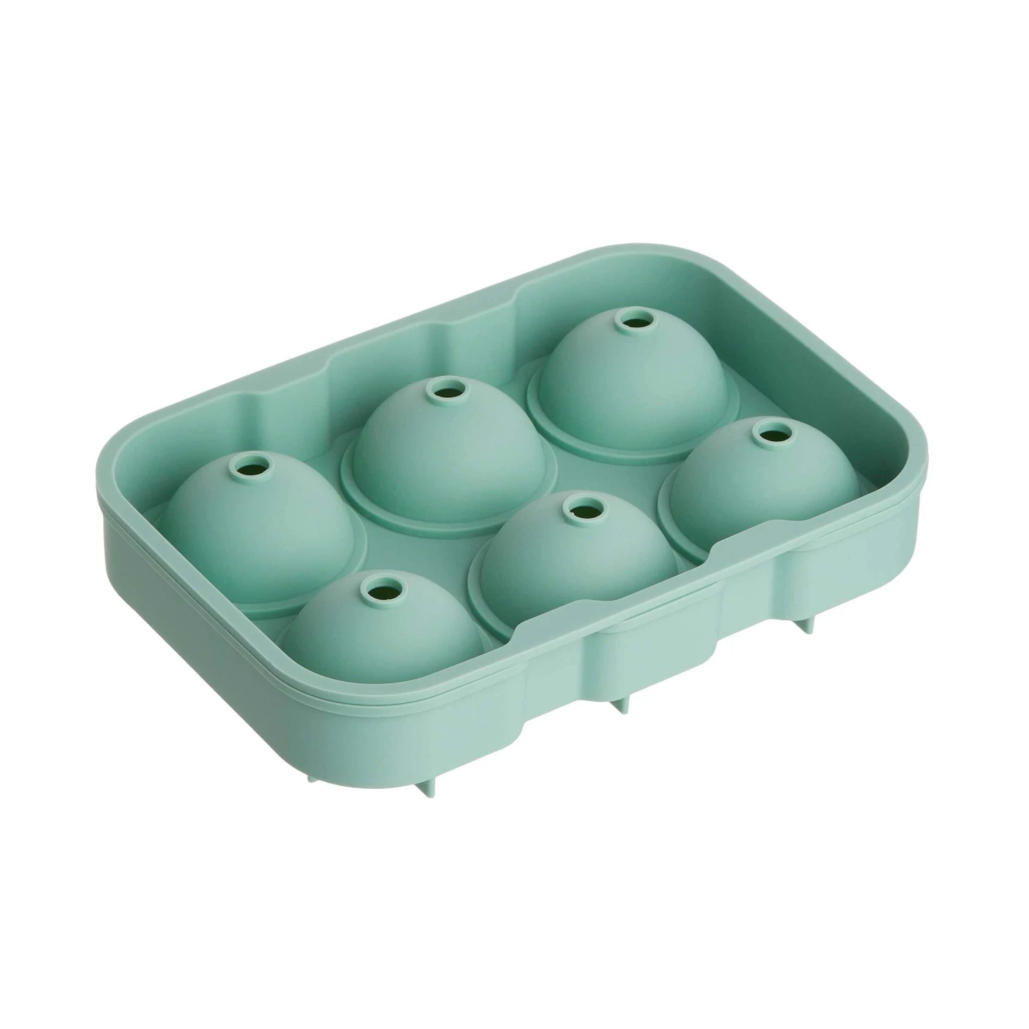 Eiswürfelform XXL 6 Eisbälle COOL DOWN In Salbei