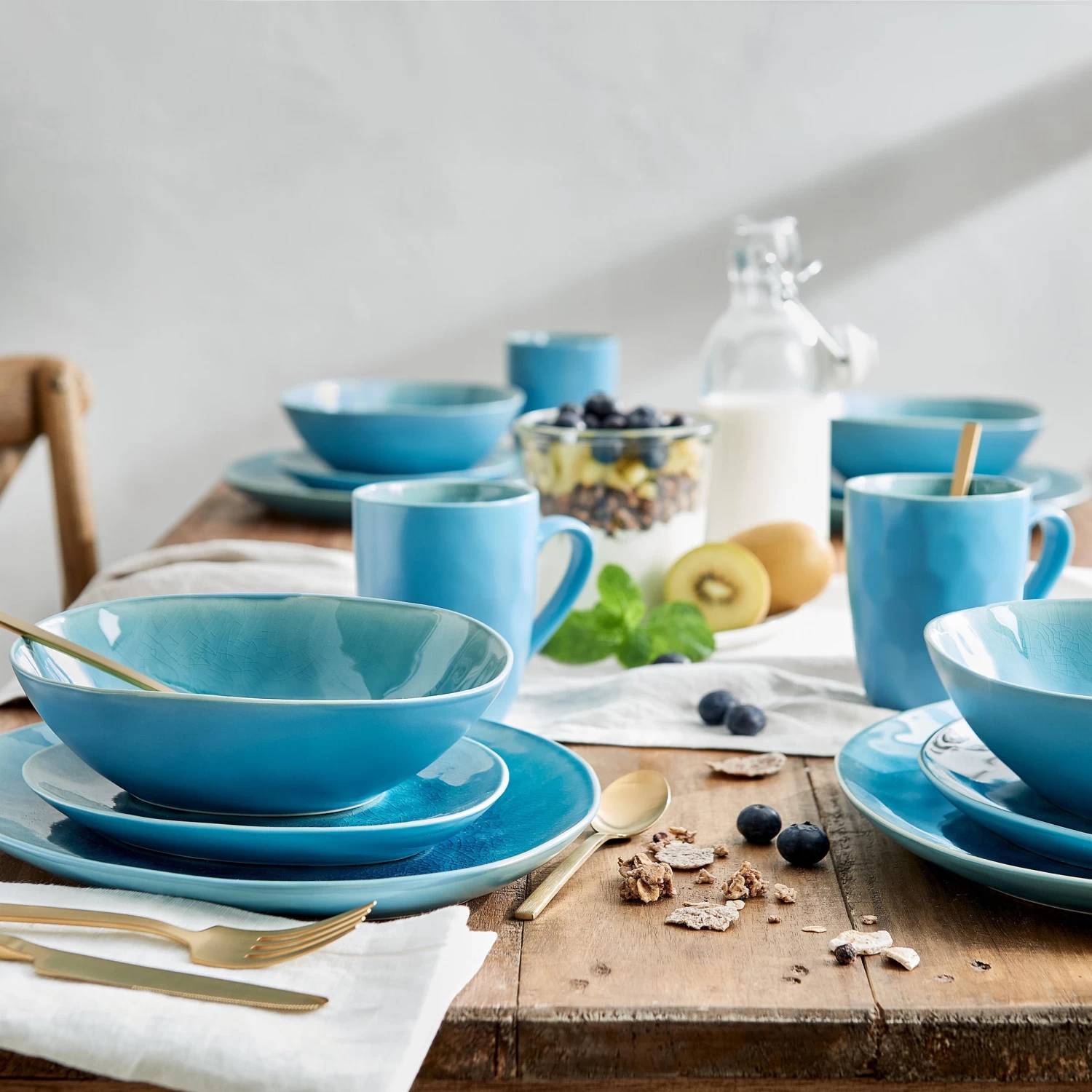 Geschirr-Set Zum Dinner 12-tlg. DE LA ROYA In Blau – Bild 12