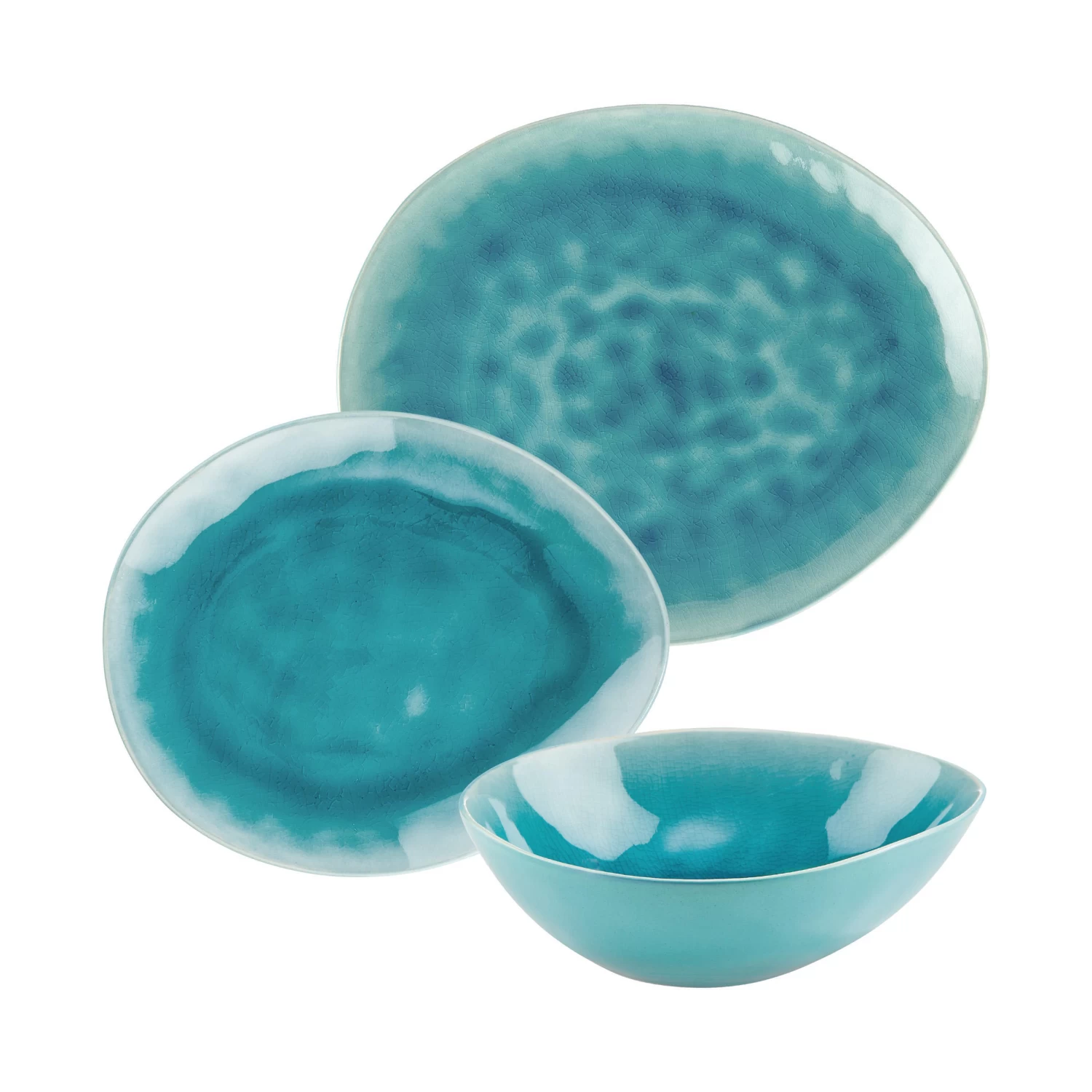 Geschirr-Set Zum Dinner 12-tlg. DE LA ROYA In Blau – Bild 3