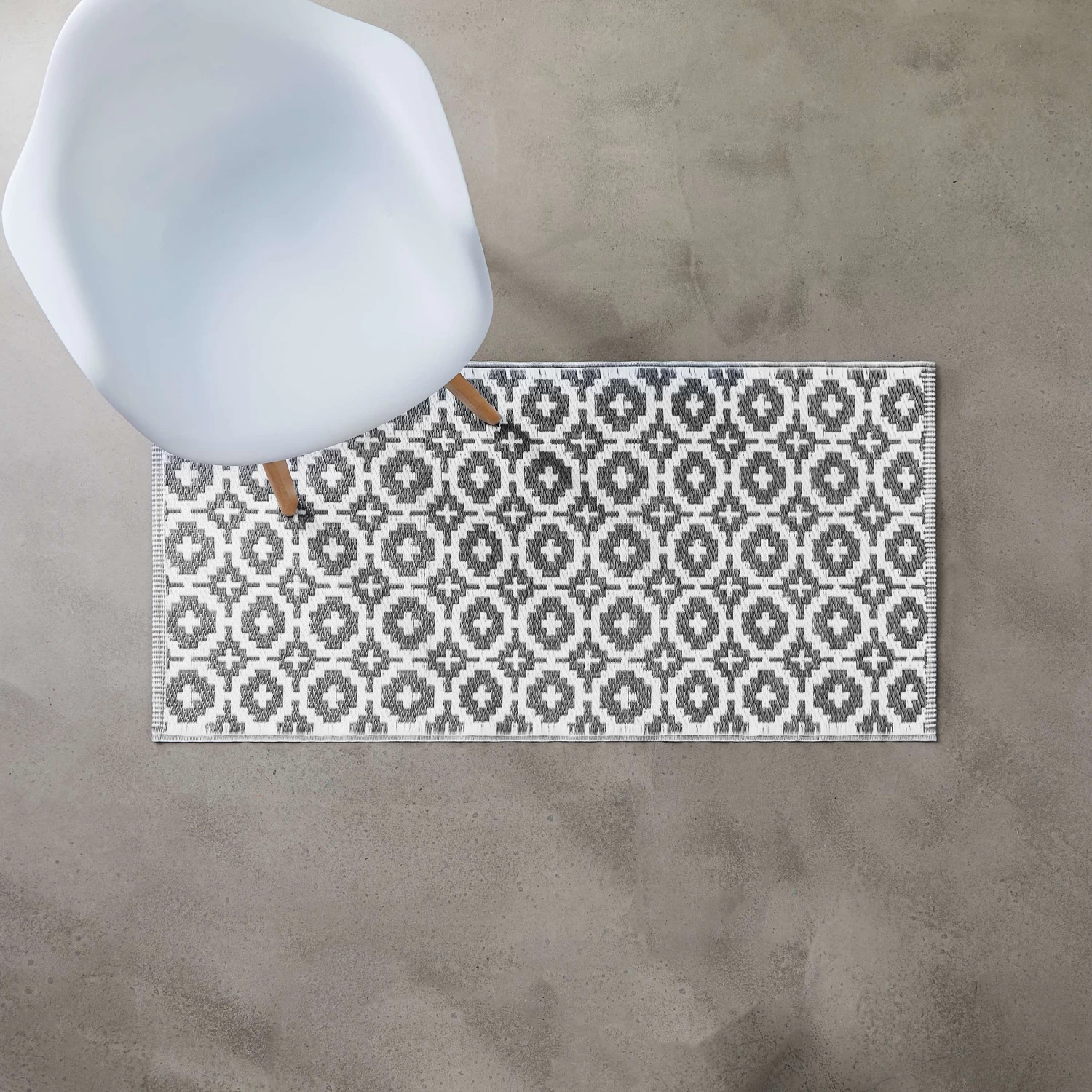 In- & Outdoor-LĂ€ufer Mosaik L 140 X B 70cm COLOUR CLASH In Grau â Bild 4