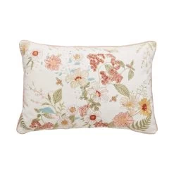 Kissen Blumen L 60 X B 40cm COTTON VELVET In Bunt