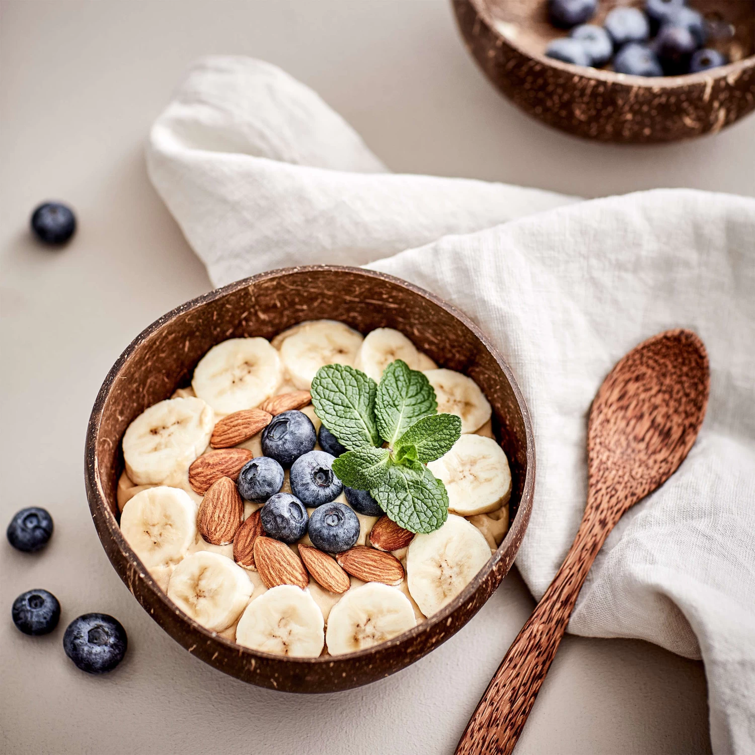 Kokosnussschale 430ml COCONUT In Braun – Bild 2