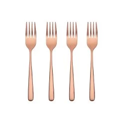 Kuchengabeln 4er-Set QUEENS In Roségold
