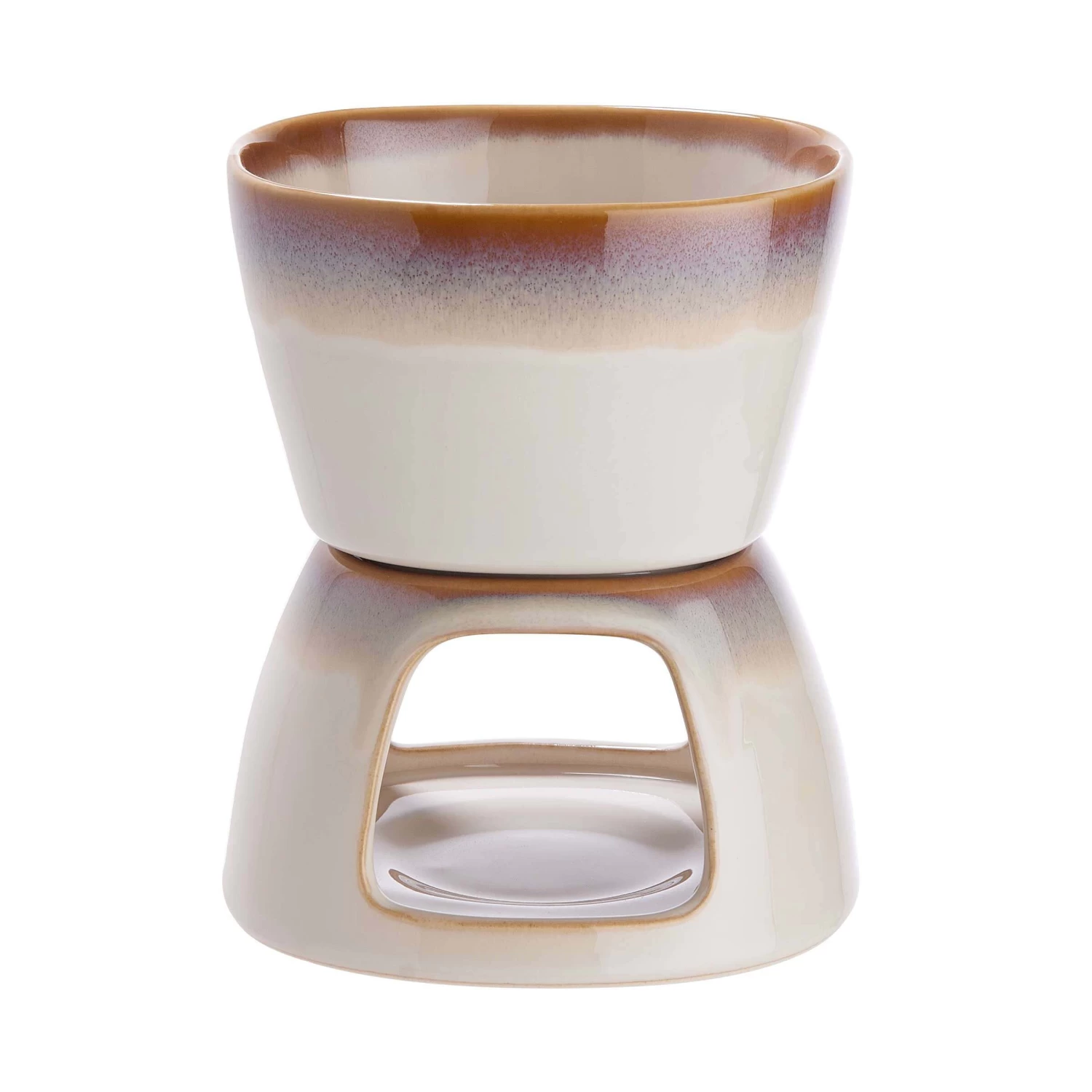 Mini-Fondue Mit 2 Gabeln AU CHOCOLAT In Beige – Bild 6