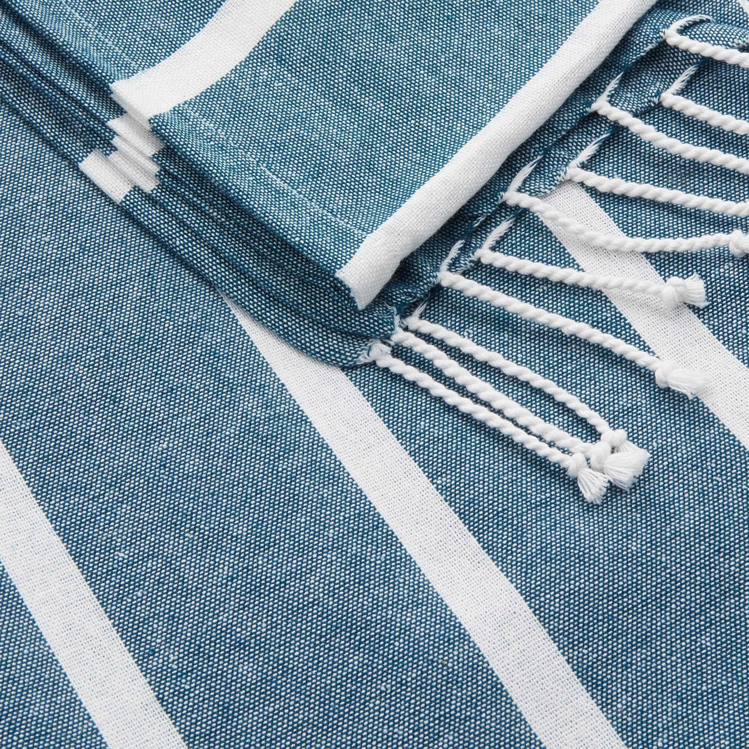 Strandtuch L 200 X B 180cm SURFSIDE In Blau – Bild 5