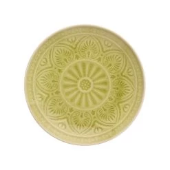 Teller Ø25cm SUMATRA In Hellgrün